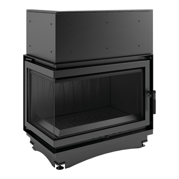 Insert cheminée OLIWIA/L/BS vitre à gauche