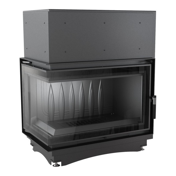 Insert cheminée OLIWIA 18 BS DECO vitre à gauche