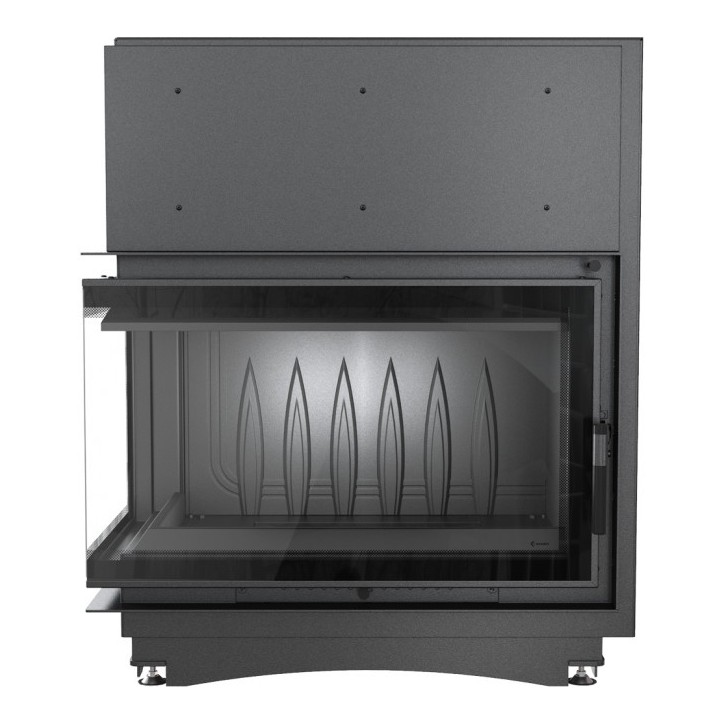 Insert cheminée OLIWIA 18 BS DECO vitre à gauche