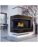 Insert cheminée OLIWIA 18 BS vitre à gauche ouverture relevable