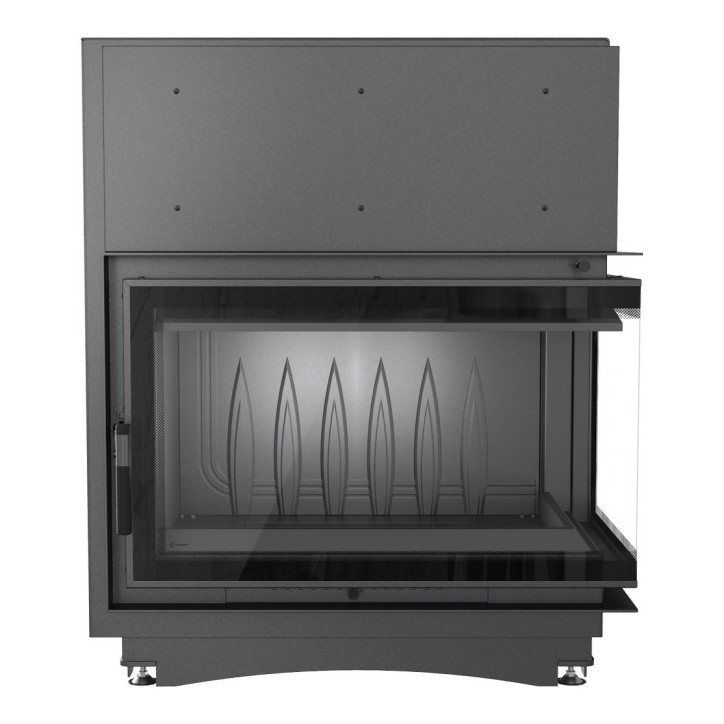 Insert cheminée OLIWIA 18 BS DECO vitre à droite