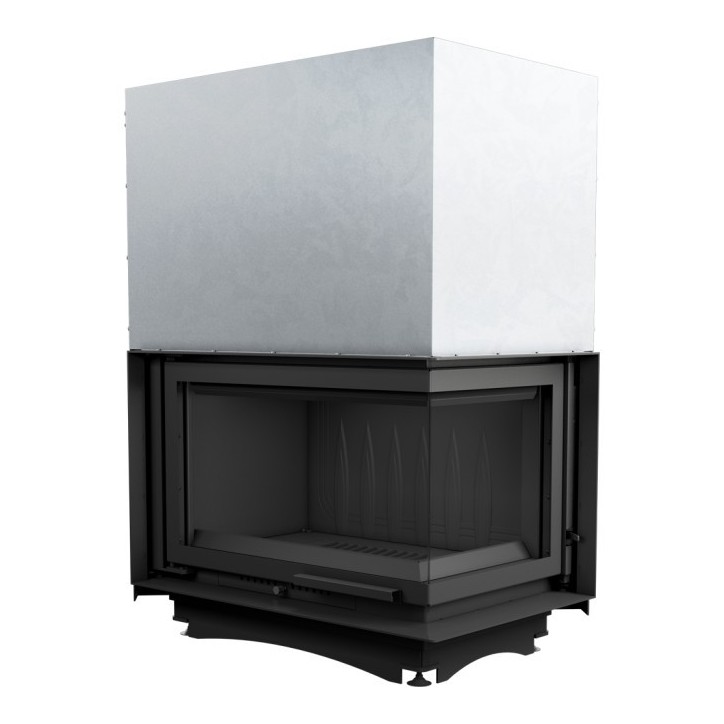 Insert cheminée OLIWIA 18 BS vitre à droite ouverture relevable