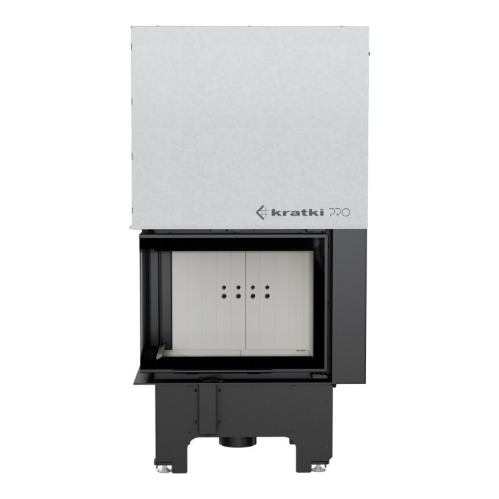 Insert cheminée VN 610/430 BS vitre à gauche ouverture relevable