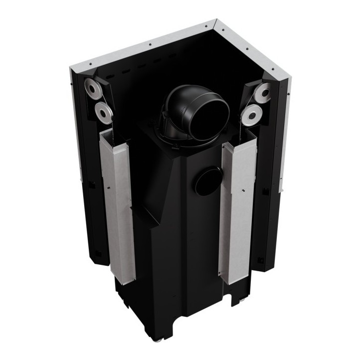 Insert cheminée VN 610/430 BS vitre à gauche ouverture relevable