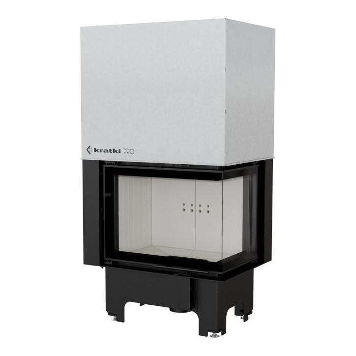 Insert cheminée VN 700/480 vitre à droite ouverture relevable