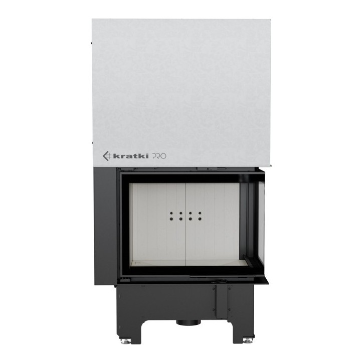 Insert cheminée VN 700/480 vitre à droite ouverture relevable