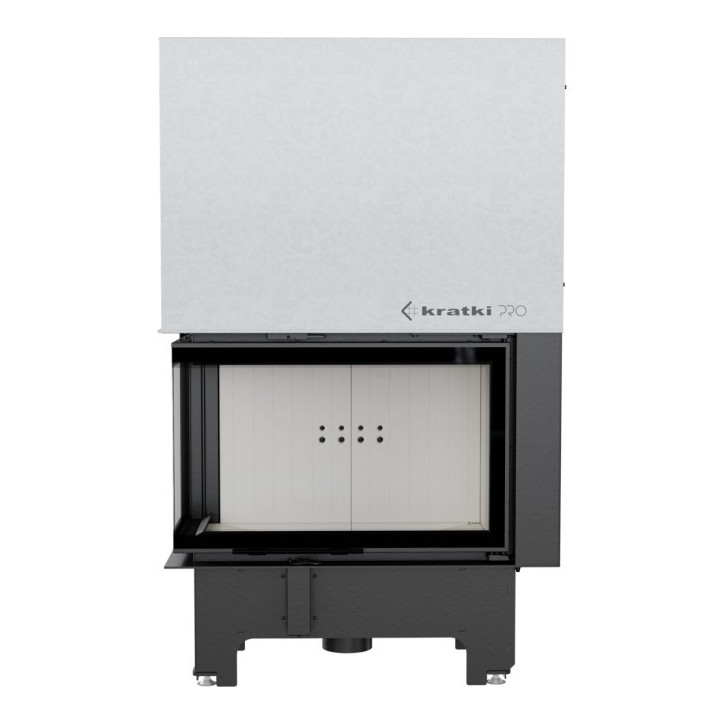 Insert cheminée VN 810/410 BS vitre à gauche ouverture relevable