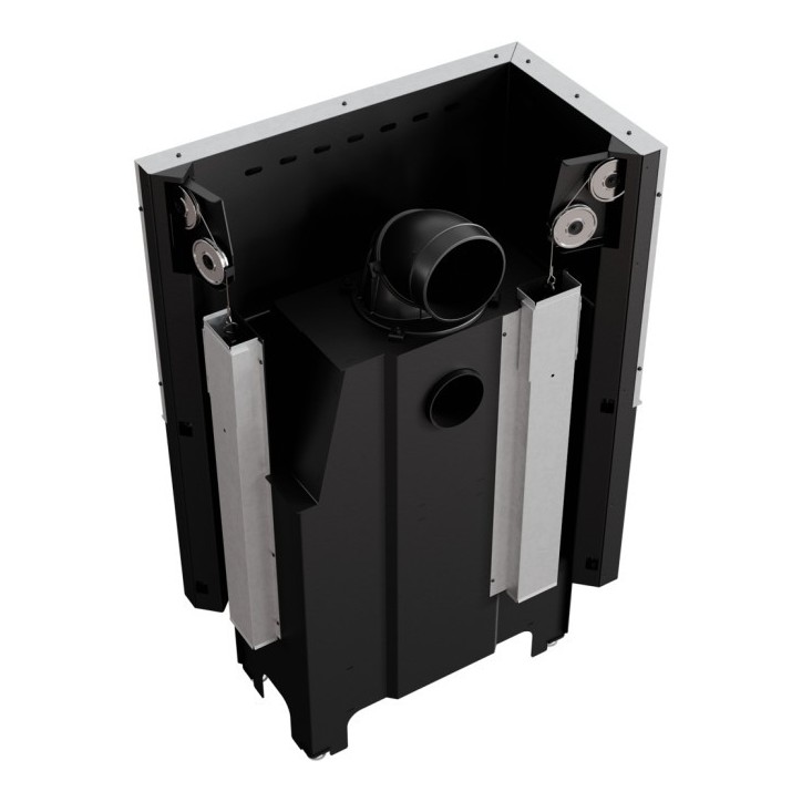 Insert cheminée VN 810/410 BS vitre à gauche ouverture relevable