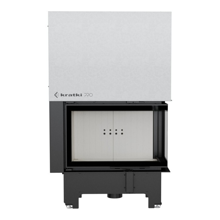 Insert cheminée VN 810/410 vitre à droite ouverture relevable