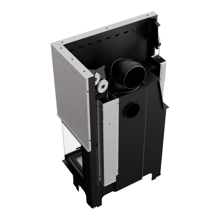 Insert cheminée VN 810/410 vitre à droite ouverture relevable