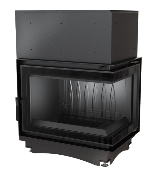 Insert cheminée ZUZIA 15 BS DECO vitre à droite