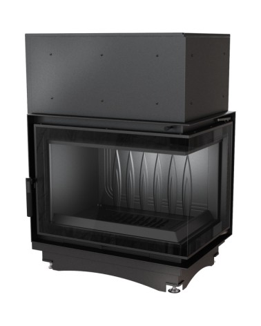 Insert cheminée ZUZIA 15 BS DECO vitre à droite