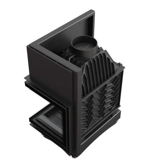 Insert cheminée ZUZIA 15  BS DECO vitre à droite