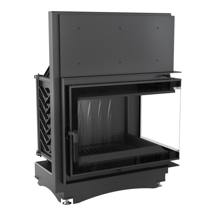 Insert cheminée ZUZIA 15  BS DECO vitre à droite