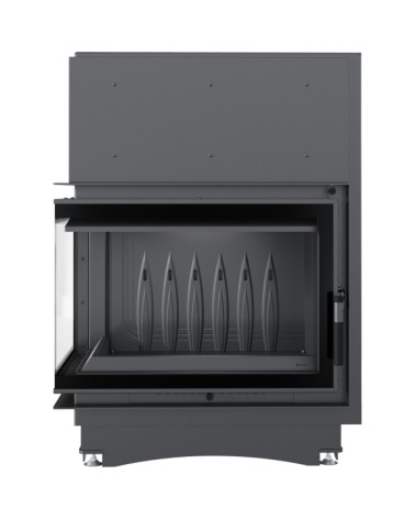 Insert cheminée ZUZIA 12 BS DECO vitre à gauche