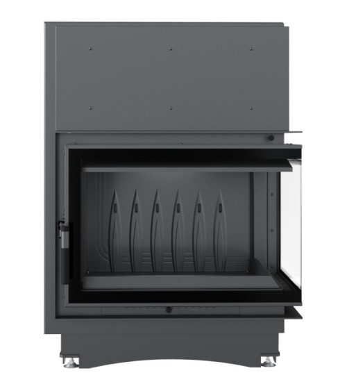 Insert cheminée ZUZIA BS 12 DECO vitre à droite