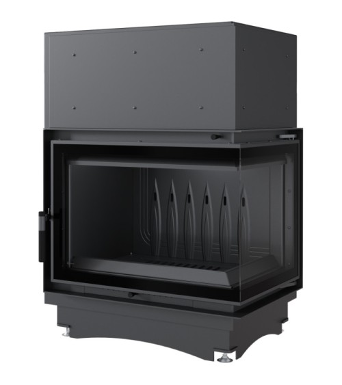 Insert cheminée ZUZIA BS 12 DECO vitre à droite