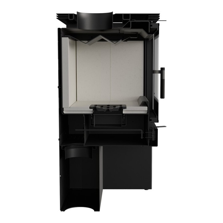 Poêle à bois JUNO 16 kw PANNEAU BLANC