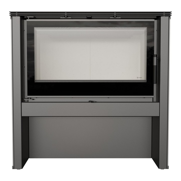 Poêle à bois JUNO 16 kw PANNEAU BLANC