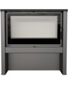 Poêle à bois JUNO 16 kw PANNEAU BLANC
