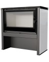 Poêle à bois JUNO 16 kw PANNEAU BLANC