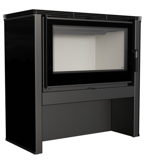 Poêle à bois JUNO 16 kw PANNEAU NOIR