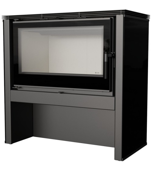 Poêle à bois JUNO 16 kw PANNEAU NOIR