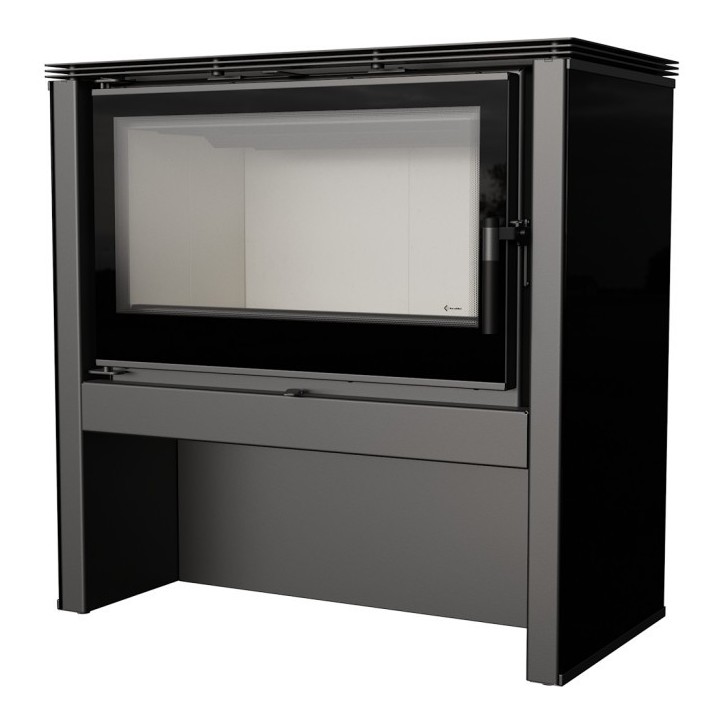 Poêle à bois JUNO 16 kw PANNEAU NOIR