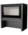 Poêle à bois JUNO 16 kw PANNEAU NOIR
