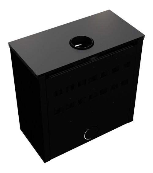 Poêle à bois JUNO 16 kw PANNEAU NOIR