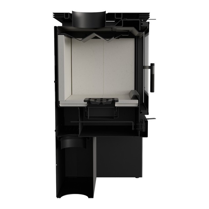 Poêle à bois JUNO 16 kw PANNEAU NOIR