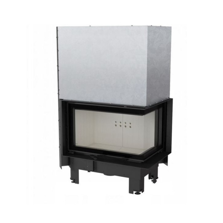 Insert cheminée MBM 10 BS vitre à droite ouverture relevable