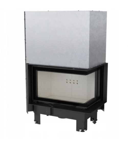 Insert cheminée MBM 10 BS vitre à droite ouverture relevable