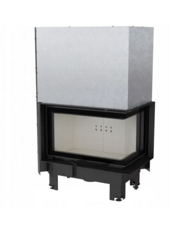 Insert cheminée MBM 10 BS vitre à droite ouverture relevable