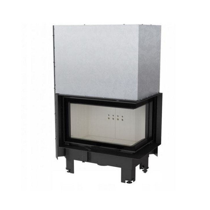 Insert cheminée MBM 10 BS vitre à droite ouverture relevable