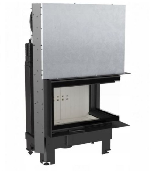 Insert cheminée MBM 10 BS vitre à droite ouverture relevable