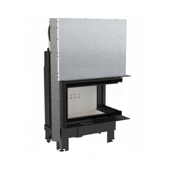 Insert cheminée MBM 10 BS vitre à droite ouverture relevable