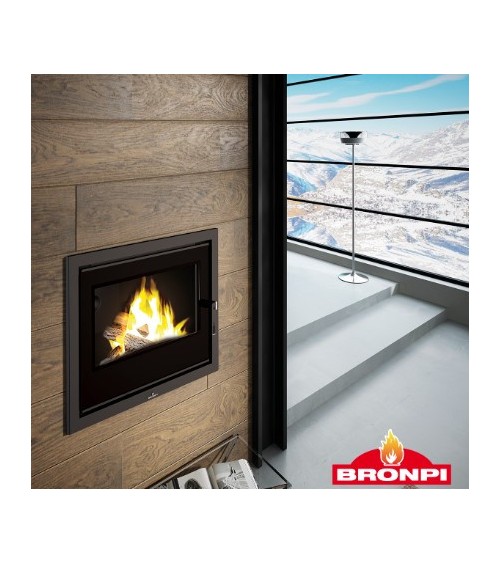 Insert à bois HYDRO-BRONPI-80-E-Vision 27/22 kw