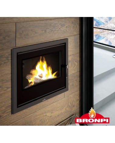 Insert à bois HYDRO-BRONPI-80-E-Vision 27/22 kw