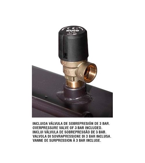 Insert à bois HYDRO-BRONPI-80-E-Vision 27/22 kw