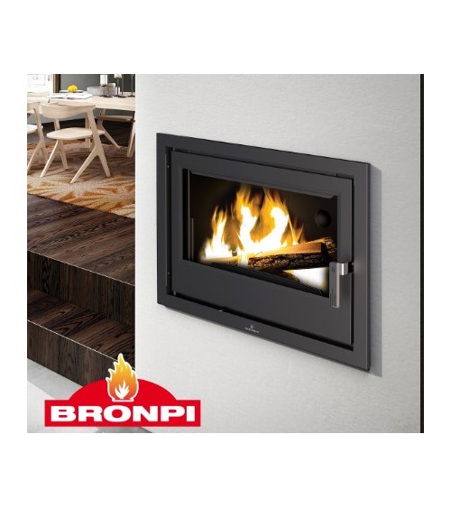 Insert à bois HYDRO-BRONPI-80-E- 27/22 kw