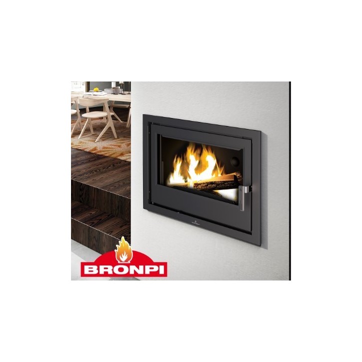 Insert à bois HYDRO-BRONPI-80-E-  27/22 kw