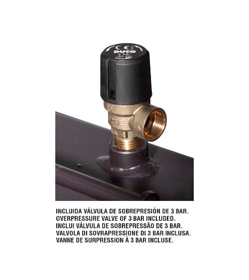 Insert à bois HYDRO-BRONPI-80-E-  27/22 kw