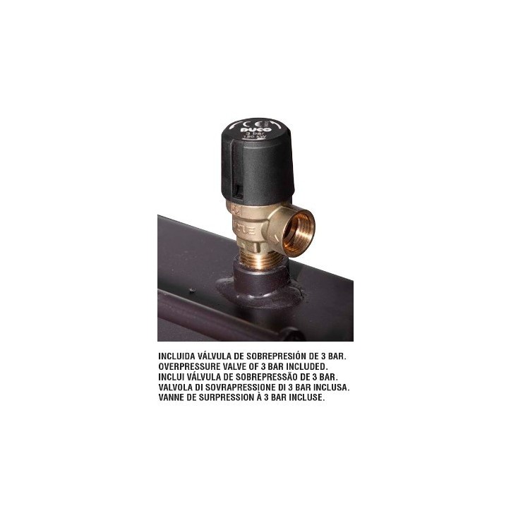 Insert à bois HYDRO-BRONPI-80-E-  27/22 kw