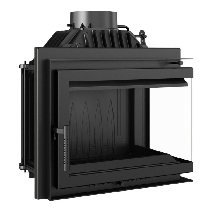 Insert cheminée SMART MS 8 BS 180mm vitre à droite