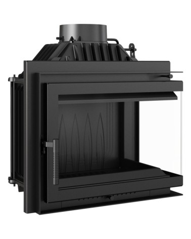 Insert cheminée SMART MS 8 BS 150mm vitre à droite