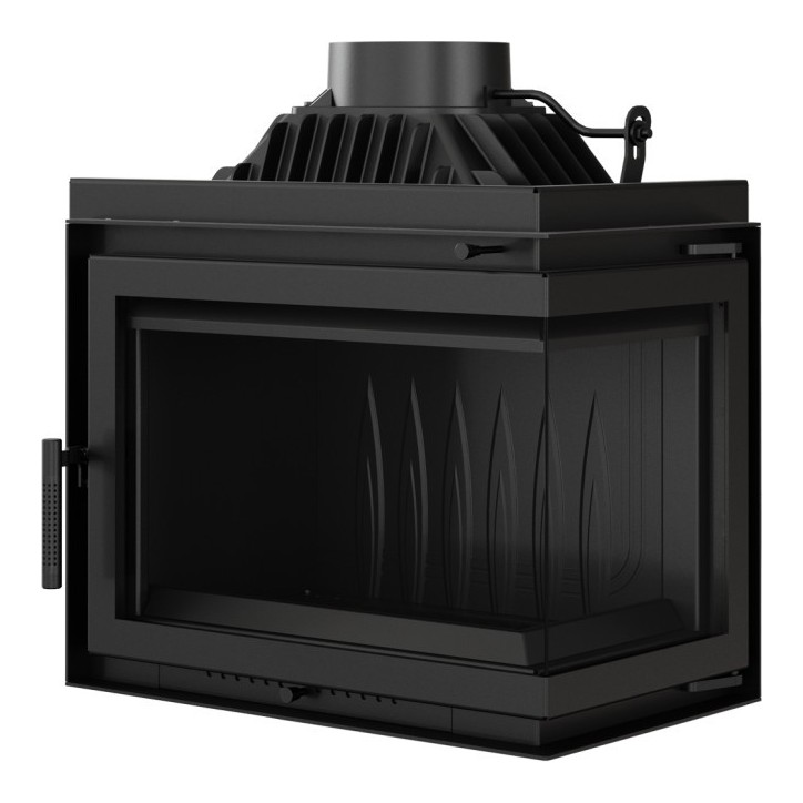 Insert cheminée SMART MS 8 BS 150mm vitre à droite