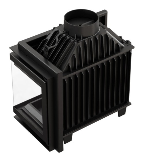 Insert cheminée SMART MS 8 BS 150mm vitre à droite