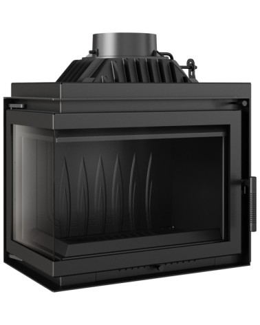 Insert cheminée SMART MS 8 BS 180mm vitre à gauche