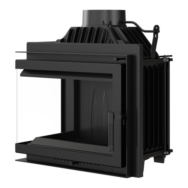 Insert cheminée SMART MS 8 BS 180mm vitre à gauche